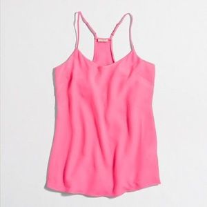J. Crew pink racerback cami tank top 14 XL